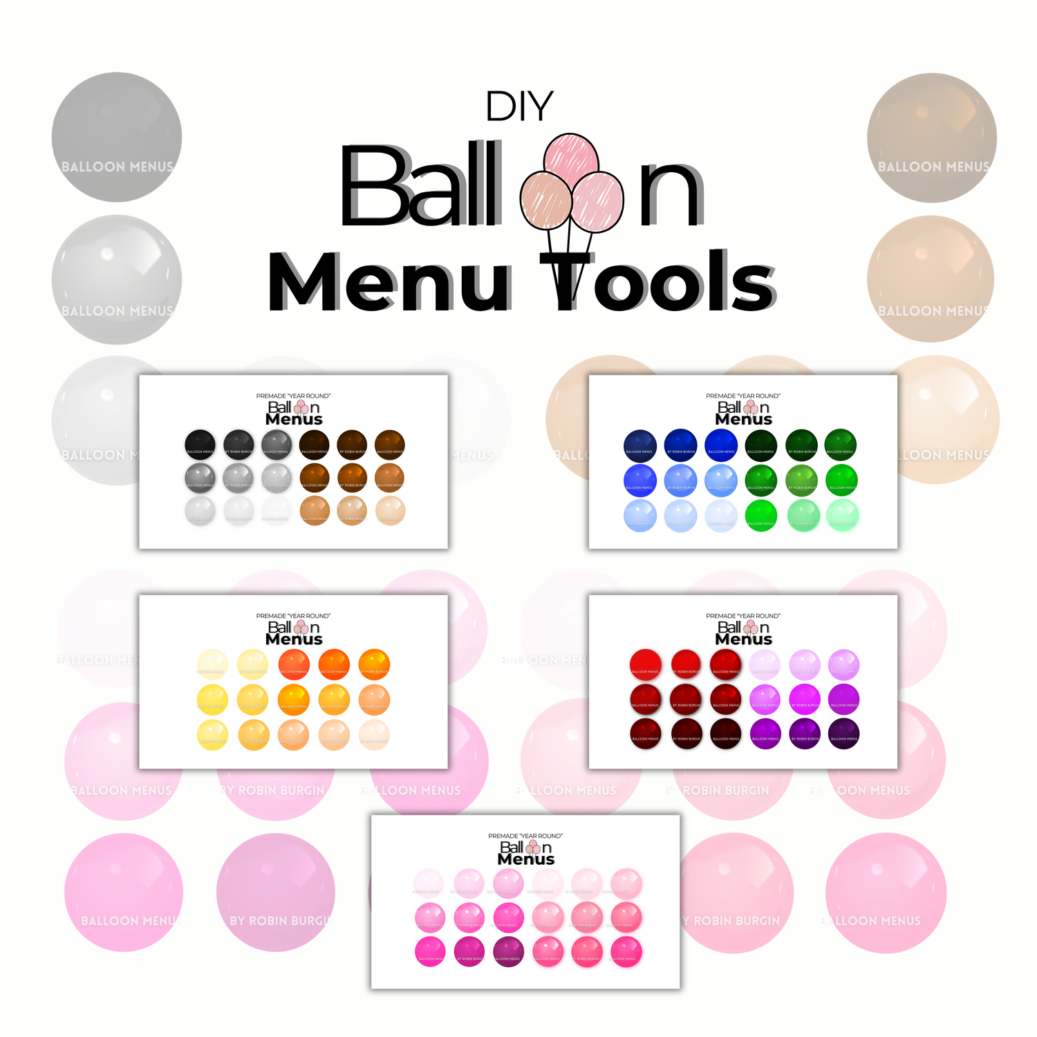 DIY Balloon Menu Tools