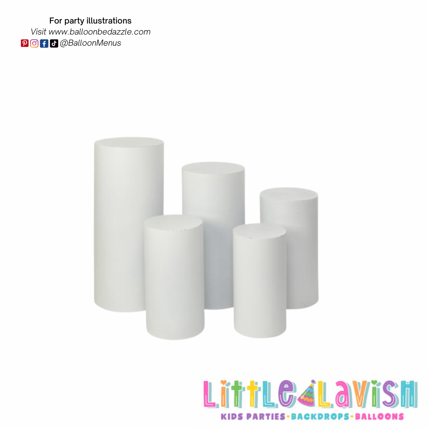 Little Lavish (Large Individual Party Illustrations)- Client Balloon Menu