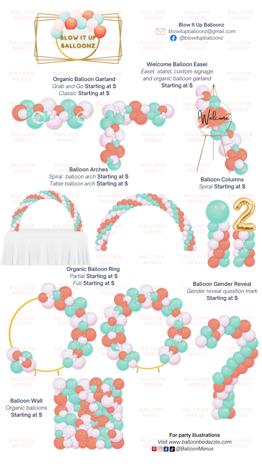 Blow It Up Balloonz  - Client Balloon Menu